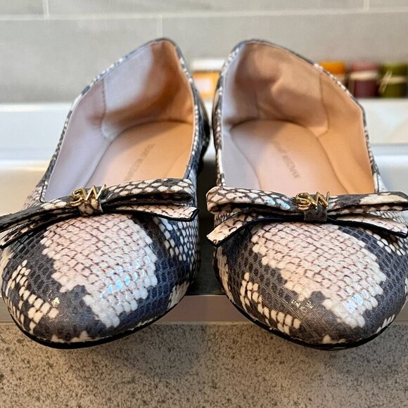 Stuart Weitzman Jodie Python Flats Size 6.5 - Picture 8 of 11